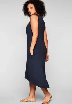 Kleid mit Taschen, im Vokuhilaschnitt