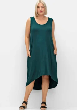 Kleid mit Taschen, im Vokuhilaschnitt