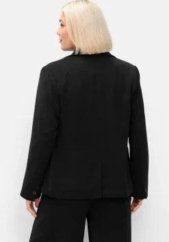 Kurzer, taillierter Blazer mit 1-Knopf-Verschluss