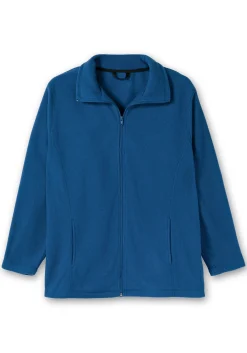 Kuschelige Fleecejacke mit Reißverschluss