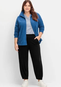 Kuschelige Fleecejacke mit Reißverschluss