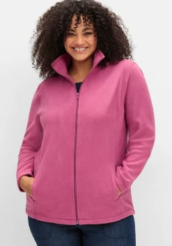 Kuschelige Fleecejacke mit Reißverschluss