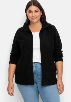 Kuschelige Fleecejacke mit Reißverschluss