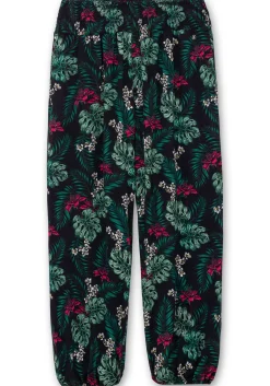 Lange Sommerhose mit Gummizug am Beinabschluss