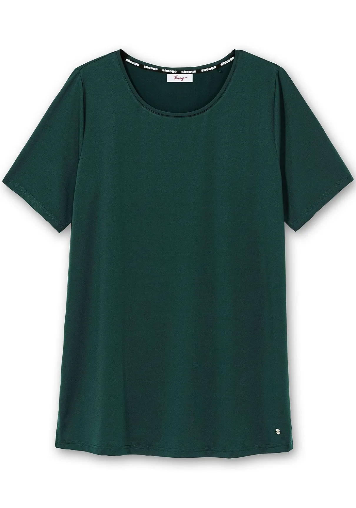 Langes Funktionsshirt mit seitlichen Schlitzen