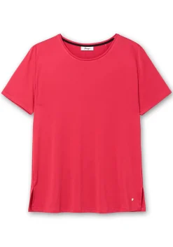 Langes Funktionsshirt mit seitlichen Schlitzen