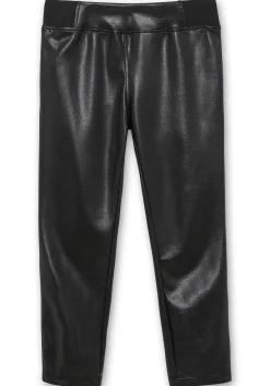 Leggings in glänzender Lederoptik