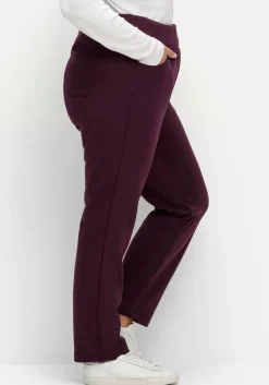 Leicht glänzende Schlupfhose mit Fleece-Innenseite