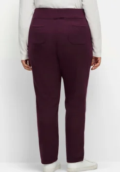 Leicht glänzende Schlupfhose mit Fleece-Innenseite