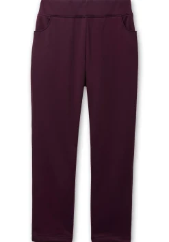 Leicht glänzende Schlupfhose mit Fleece-Innenseite