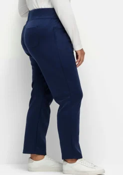 Leicht glänzende Schlupfhose mit Fleece-Innenseite