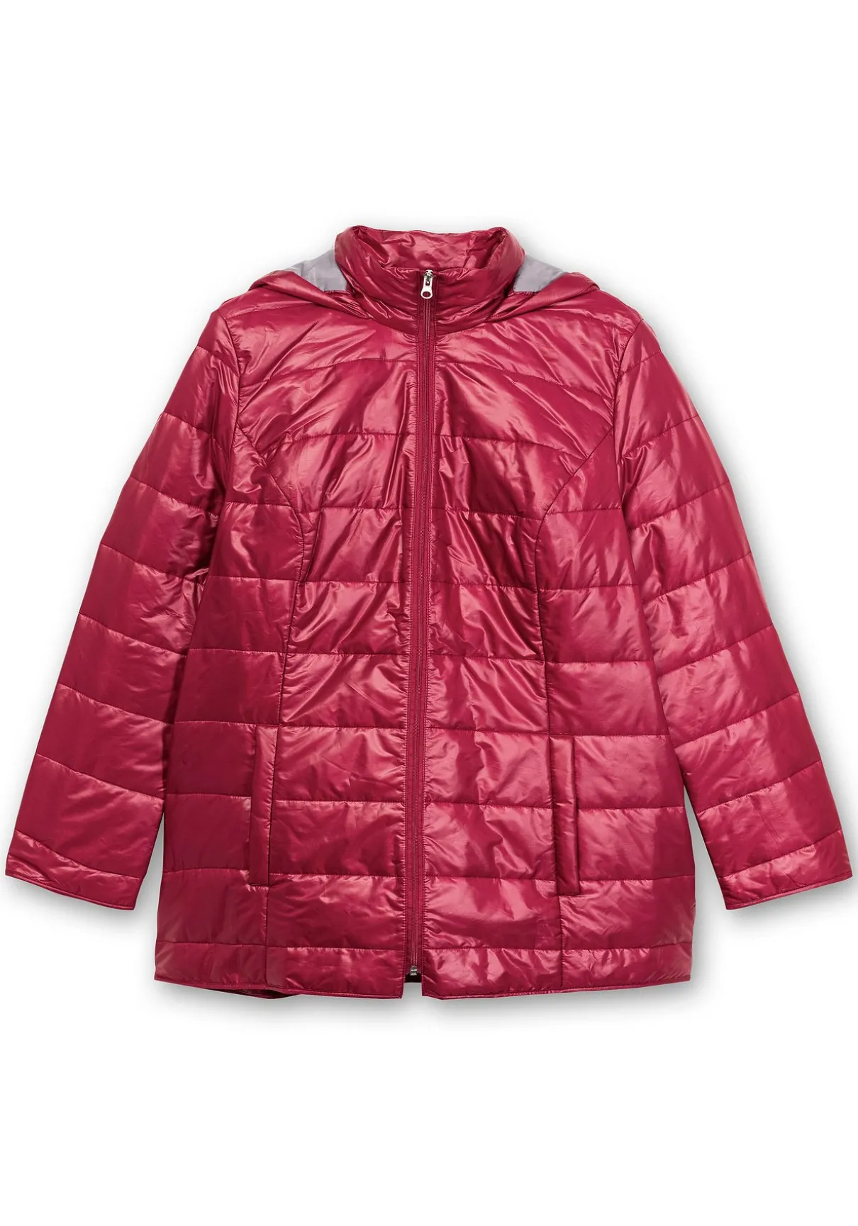 Leicht wattierte Steppjacke mit Kapuze