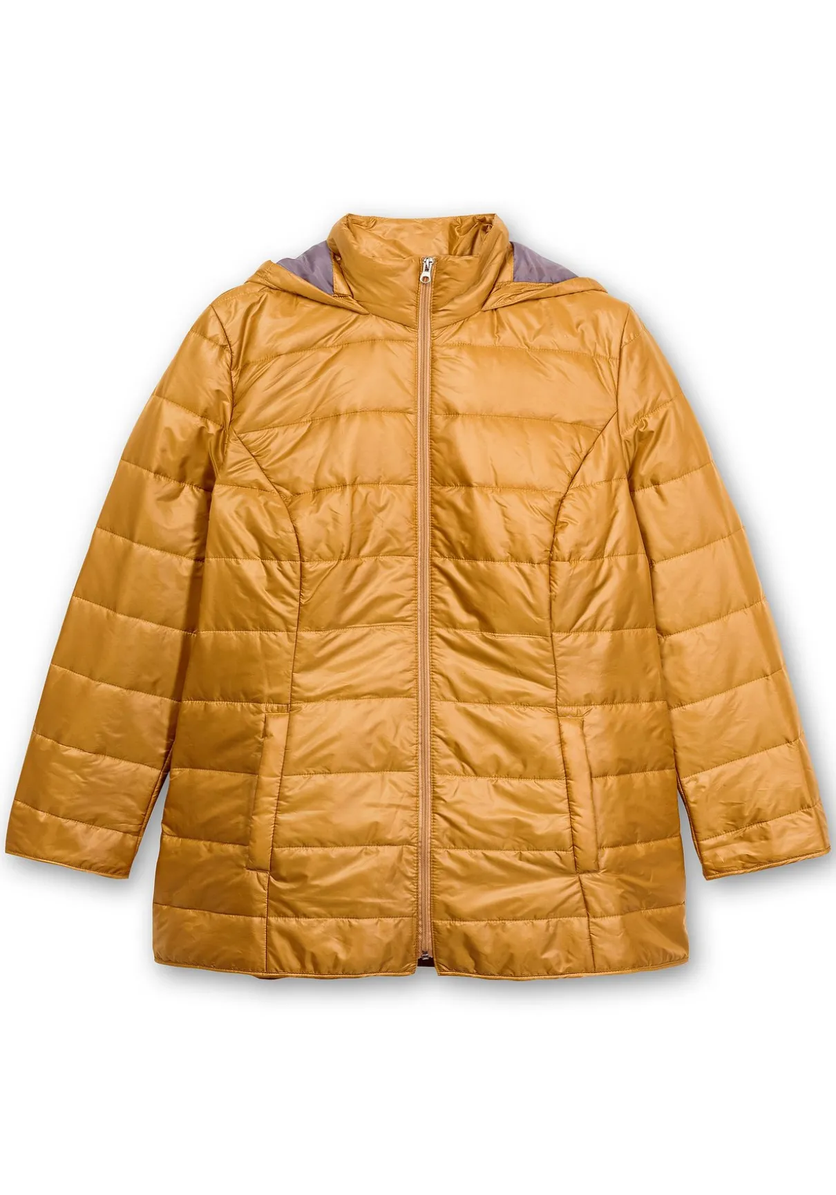 Leicht wattierte Steppjacke mit Kapuze