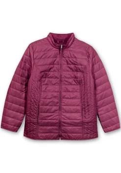 Leicht wattierte Steppjacke mit Stehkragen