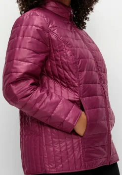 Leicht wattierte Steppjacke mit Stehkragen