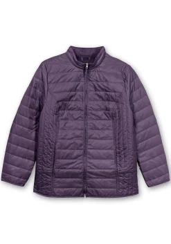 Leicht wattierte Steppjacke mit Stehkragen