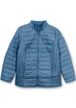 Leicht wattierte Steppjacke mit Stehkragen