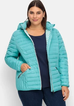Leichte Steppjacke mit abnehmbarer Kapuze