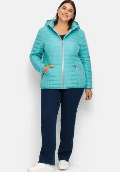 Leichte Steppjacke mit abnehmbarer Kapuze