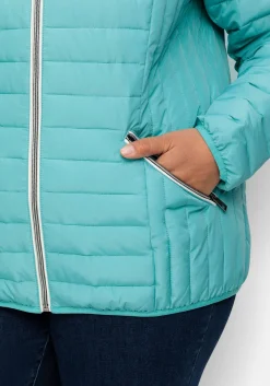 Leichte Steppjacke mit abnehmbarer Kapuze