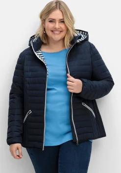 Leichte Steppjacke mit abnehmbarer Kapuze