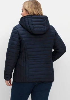 Leichte Steppjacke mit abnehmbarer Kapuze