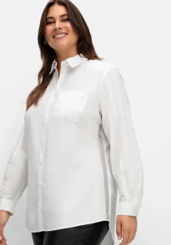 Longbluse mit Glitzerdetails