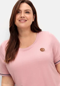 Longshirt in 2-in-1-Optik, mit Rundhalsausschnitt