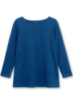 Longshirt mit hohen Seitenschlitzen