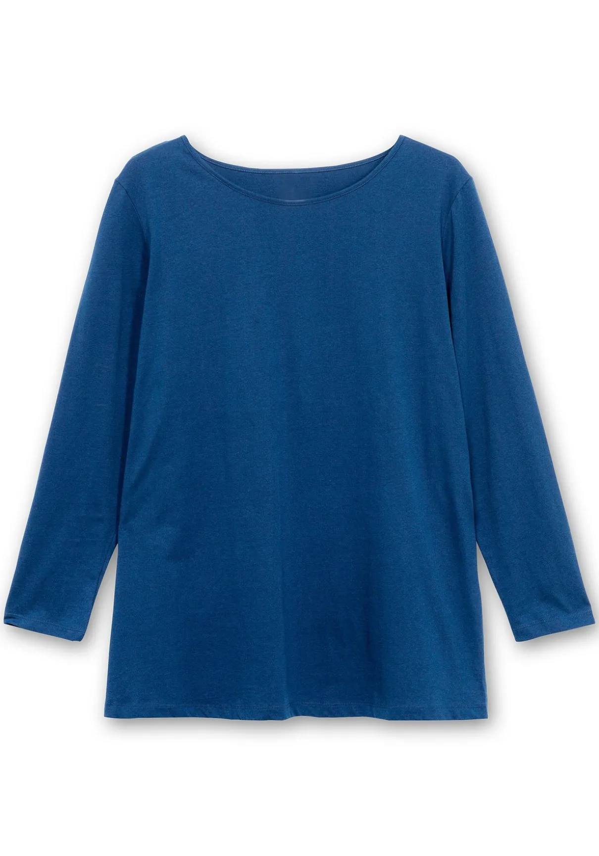 Longshirt mit hohen Seitenschlitzen