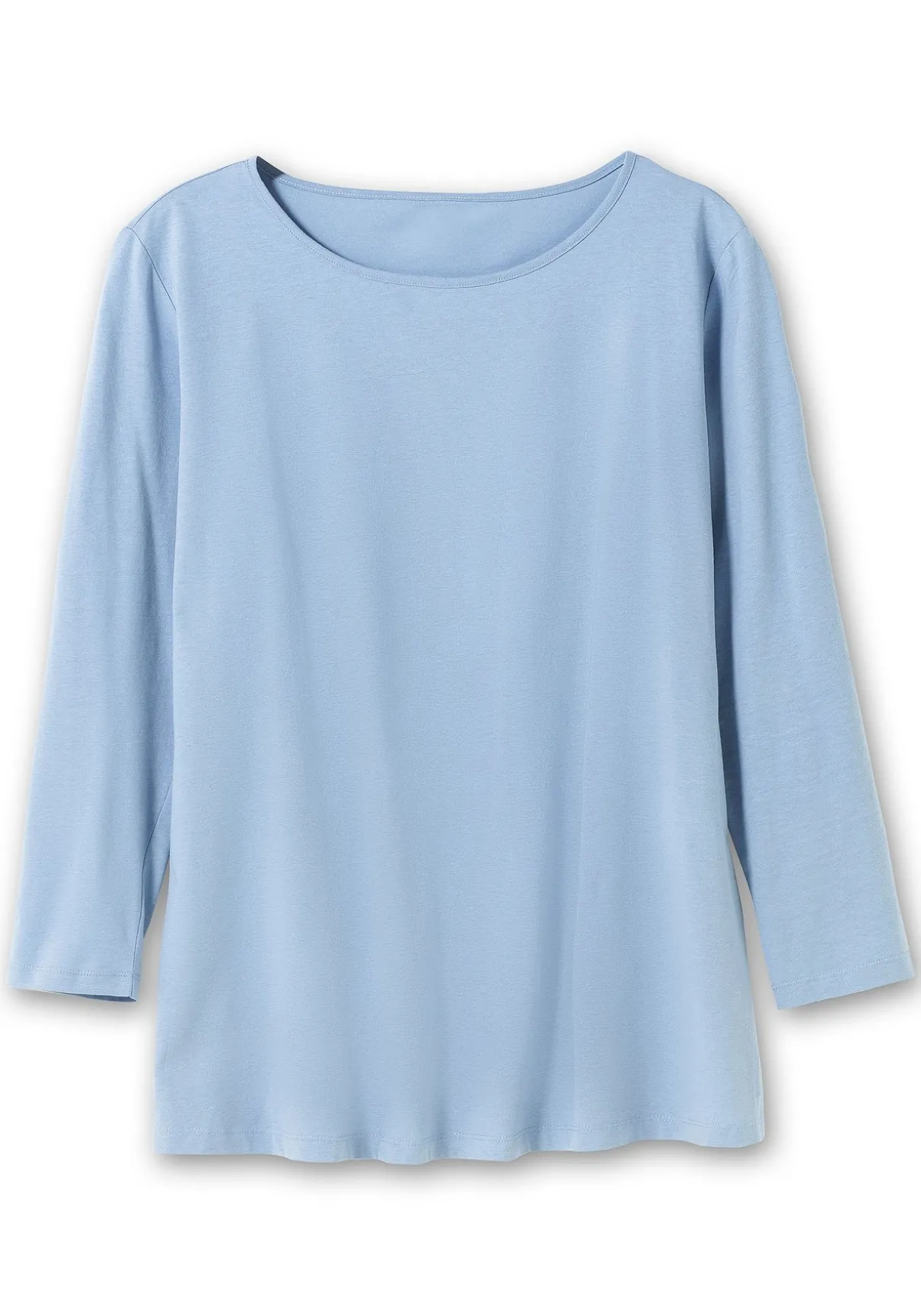 Longshirt mit hohen Seitenschlitzen