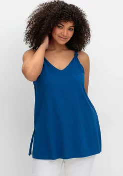 Longtop mit Knotendetail am Träger