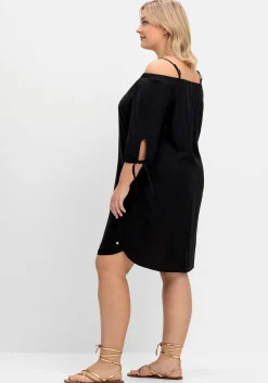 Longtunika mit 3/4-Ärmeln, im Carmen-Look