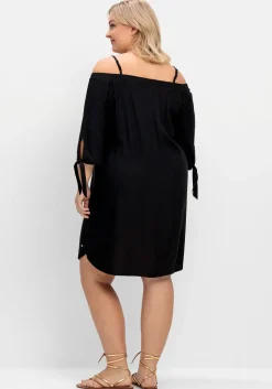 Longtunika mit 3/4-Ärmeln, im Carmen-Look