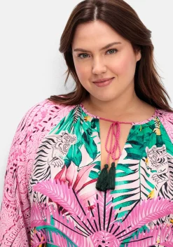 Maxikleid im Multicolor-Mustermix