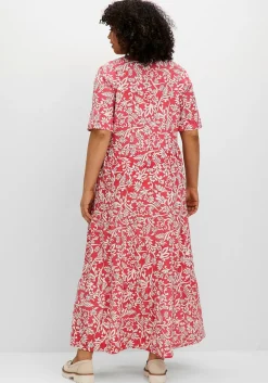 Maxikleid mit grafischem Alloverprint