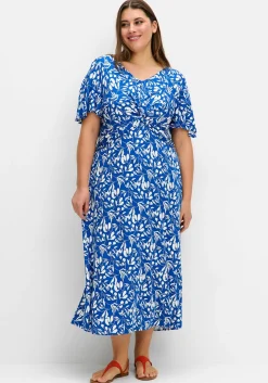 Maxikleid mit Knotendetail in der Taille