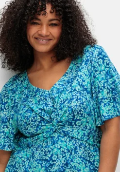 Maxikleid mit Knotendetail in der Taille