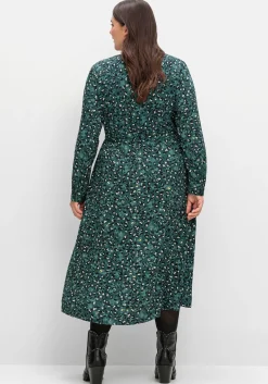 Midikleid mit Tunnelzug in der Taille