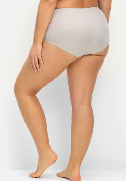 Miederslip mit Spitzeneinsatz vorn