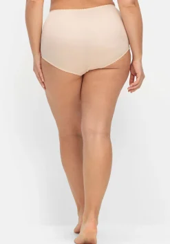 Miederslip mit Spitzeneinsatz vorn