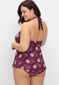 Neckholder-Tankini-Top, in leichter A-Linie