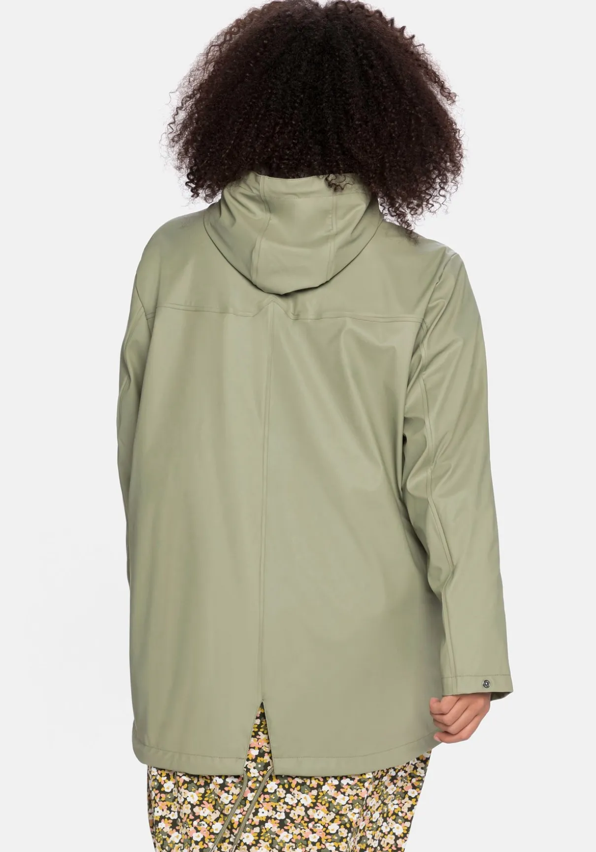 Outdoorjacke mit Jerseyfutter, wasserabweisend