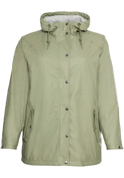 Outdoorjacke mit Jerseyfutter, wasserabweisend