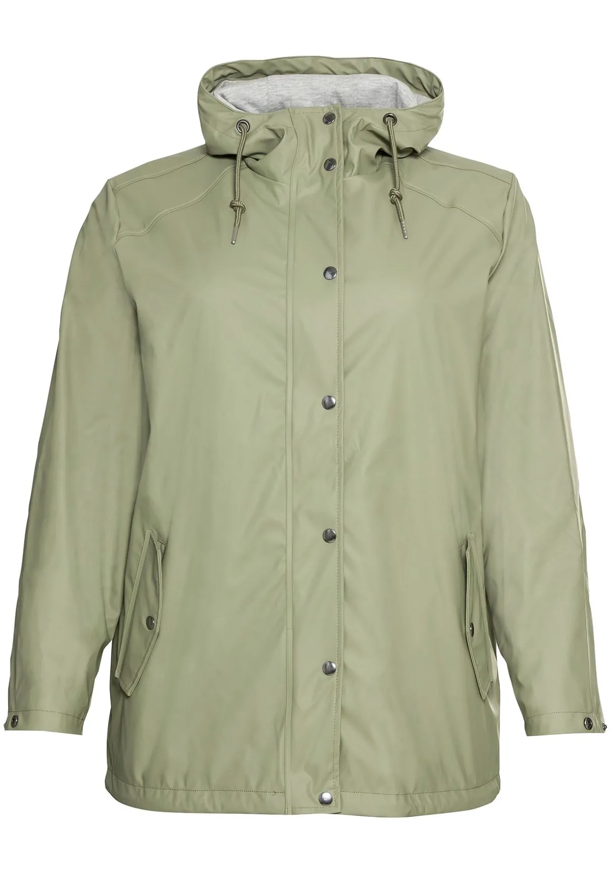 Outdoorjacke mit Jerseyfutter, wasserabweisend