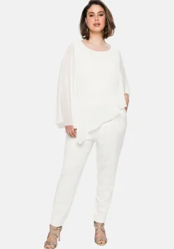 Overall im Lagenlook, mit Fledermausärmeln