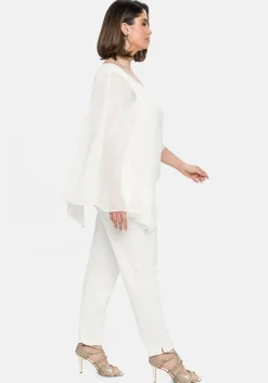 Overall im Lagenlook, mit Fledermausärmeln