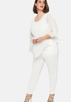 Overall im Lagenlook, mit Fledermausärmeln