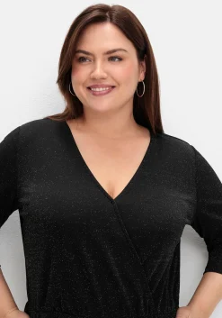 Overall in Wickeloptik, mit Glitzergarn