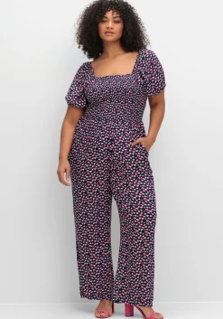 Overall mit Minimalprint, aus Viskose